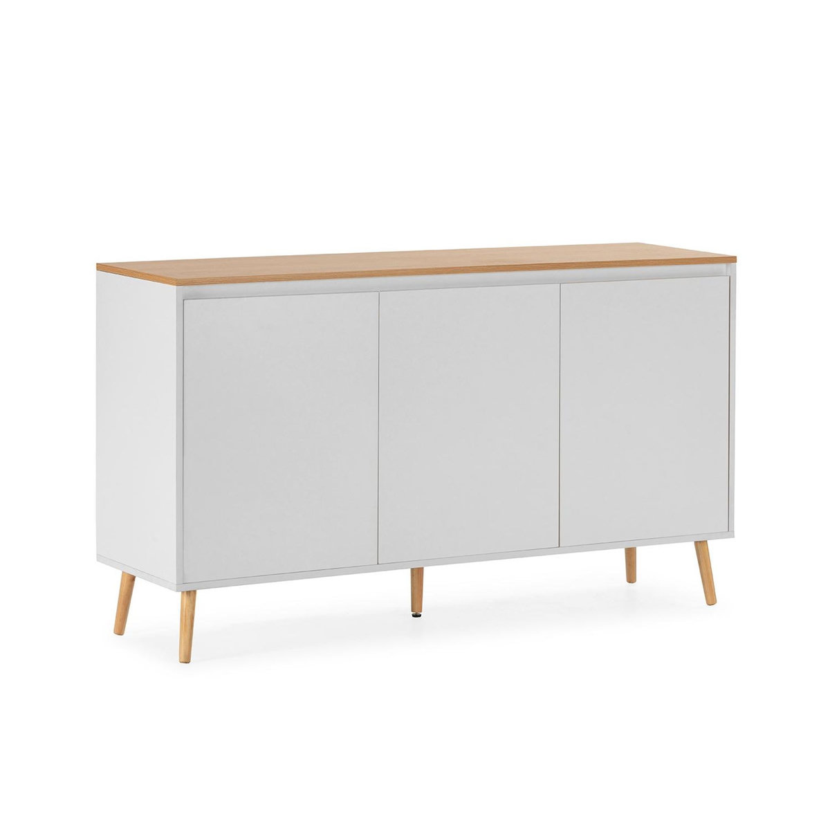 VS VENTA-STOCK Buffet Desi 3 portes couleur Blanc