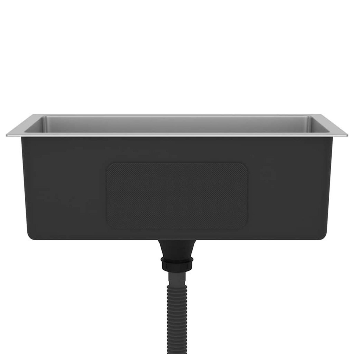 VIDAXL Evier de cuisine fait main Acier inoxydable