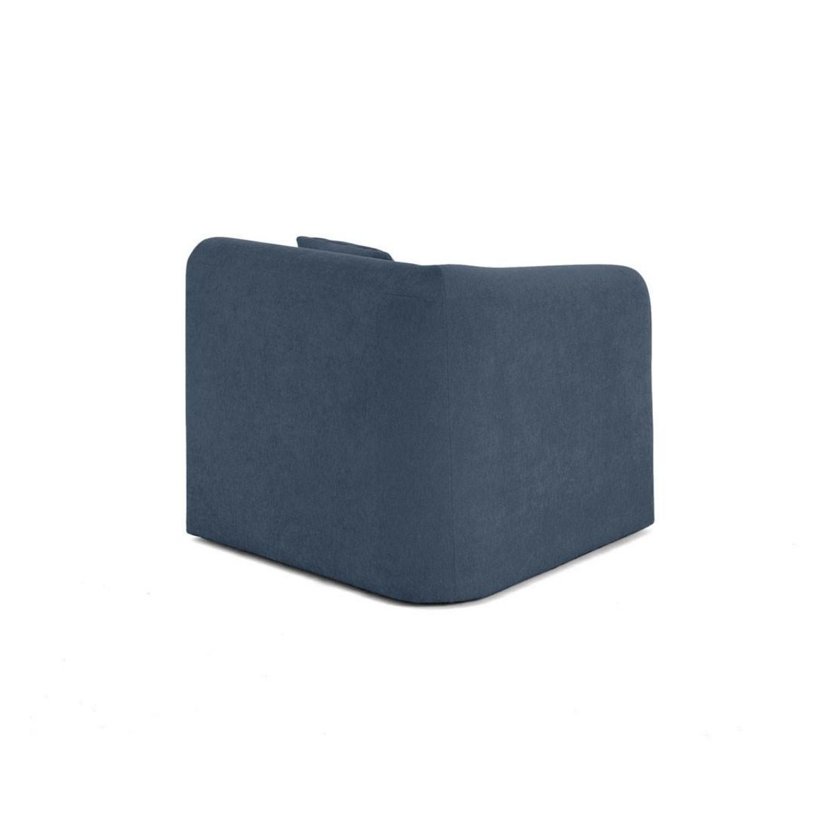 LISA DESIGN Ikare - module d'assise d'angle gauche - en tissu