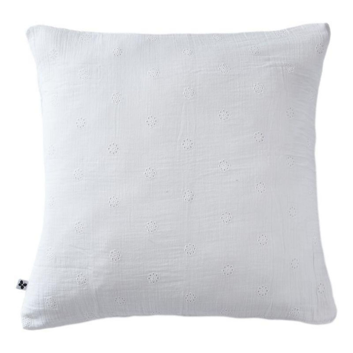 L EFFET PAPILLON Taie d'oreiller Brodée Déco  Gaïa Boho  60 x 60 cm & 50 x 70 cm  Gaze de Coton  l'Effet Papillon -  - 50 x 70 cm