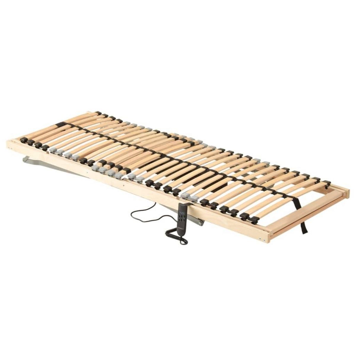 VIDAXL Sommier a lattes electrique sans matelas avec 7 zones 80x200 cm