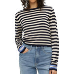 OBJECT Pull Beige/Noir Femme Object Cropped. Coloris disponibles : Beige