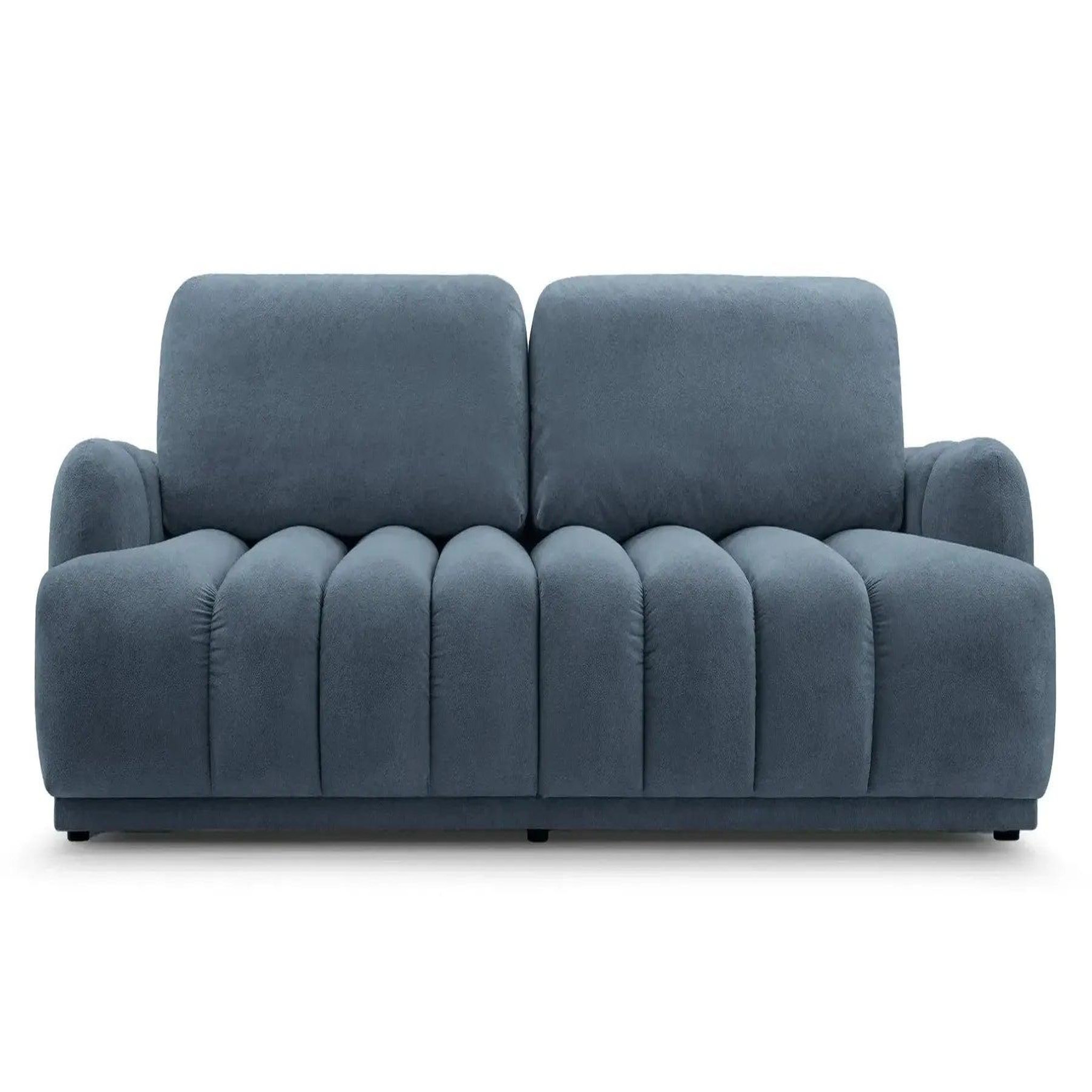 CASANOVA PARIS Maria - canapé droit convertible lisse 3 places. Coloris disponibles : Vert, Orange, Bleu, Gris, Beige