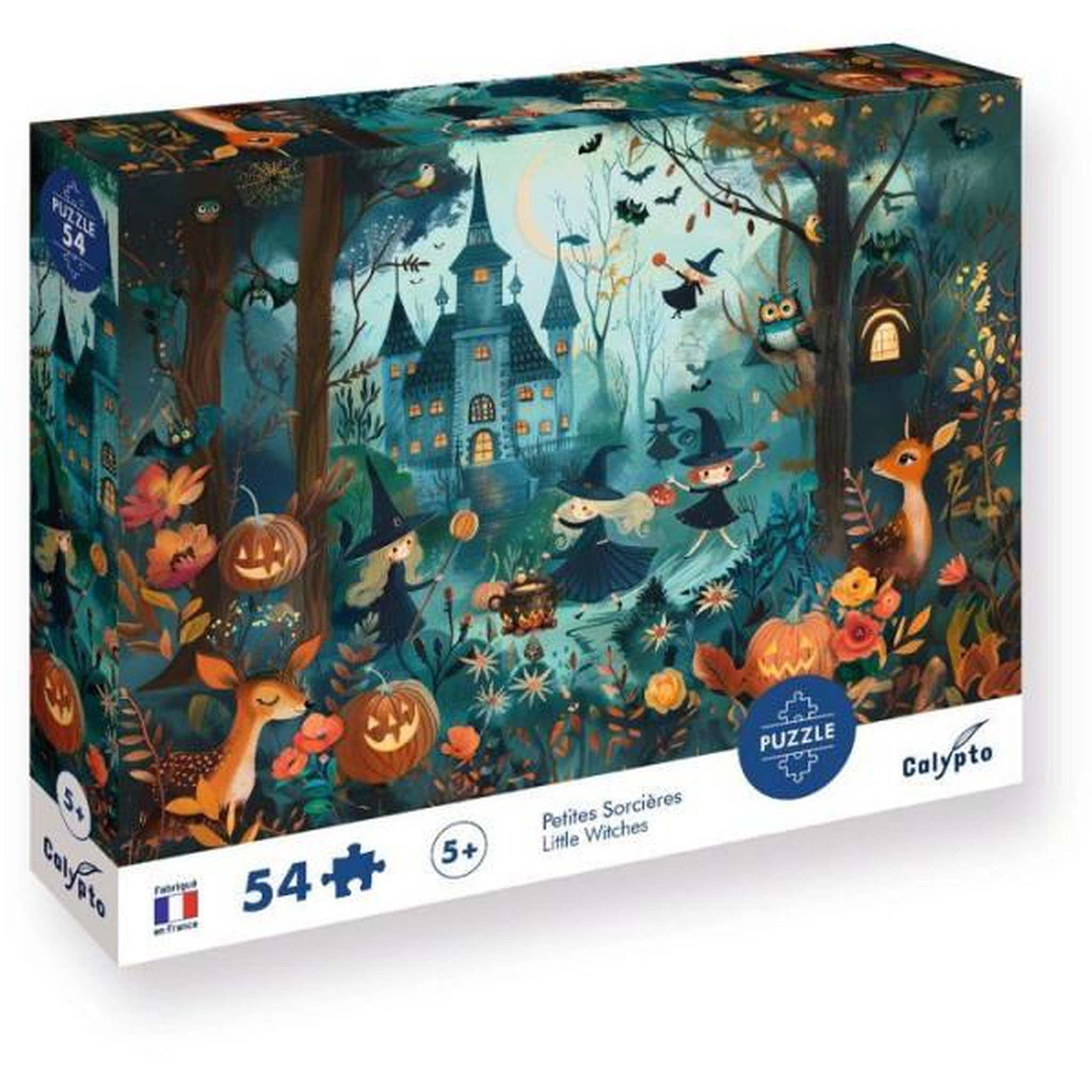 Sentosphere Puzzle - sentosphere - 54 pieces - les petites sorcieres - inventer des histoires - des 5 ans