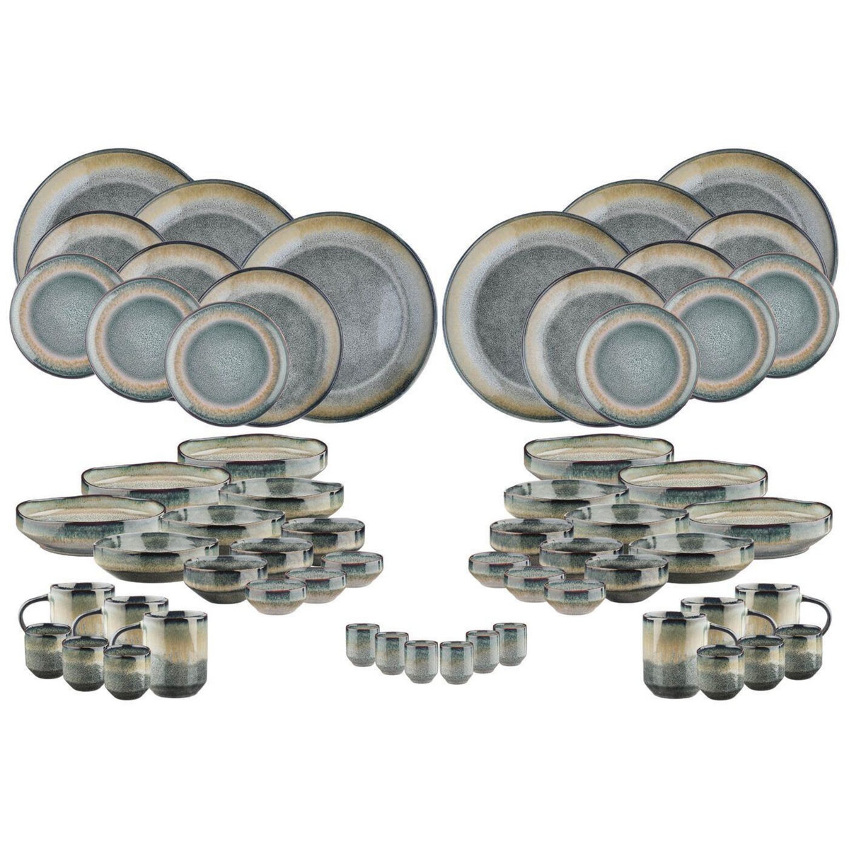 BJORN Service Complet Plus GENESIS - 60 pièces - Terre