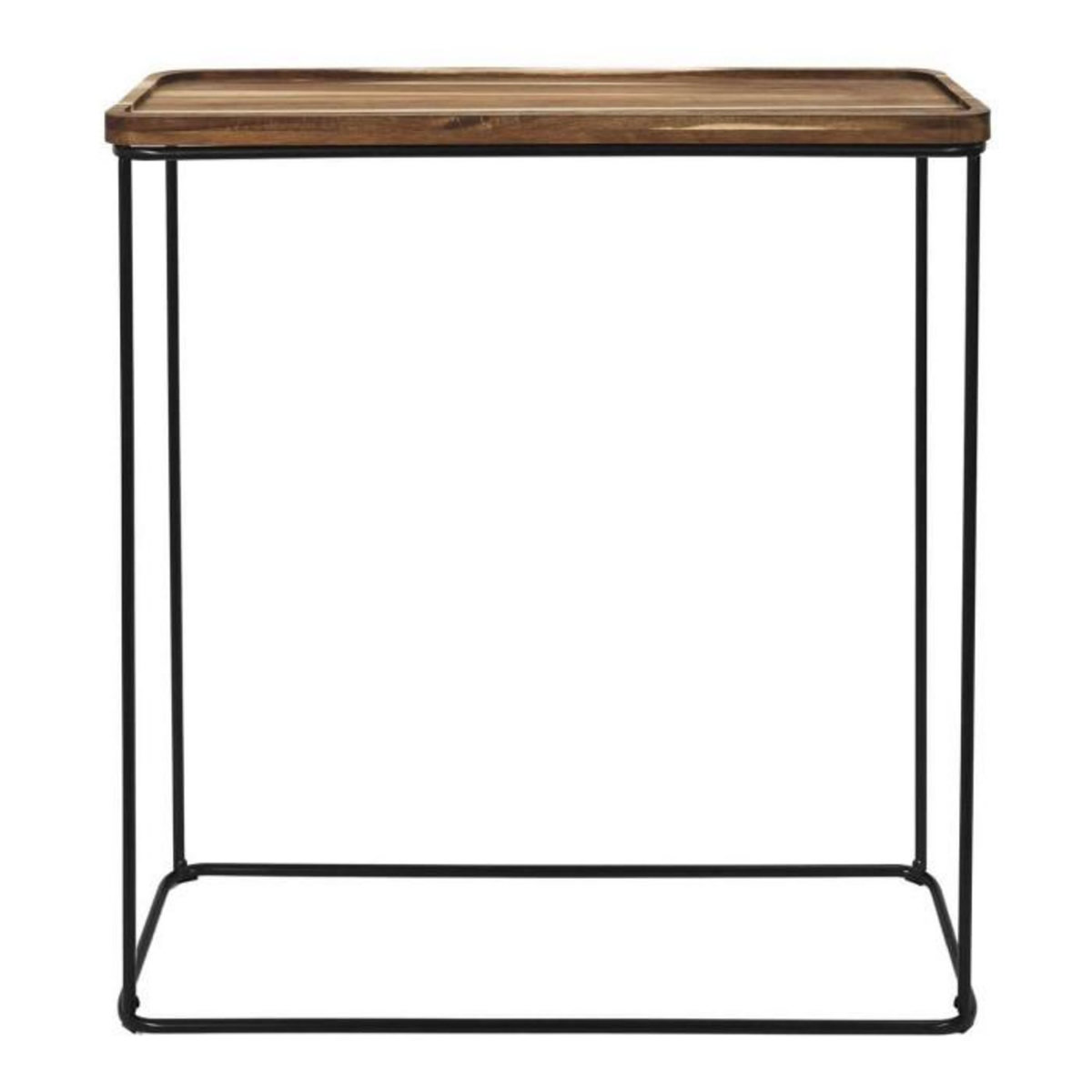Paris Prix Console en Bois  Acacia  82cm Marron