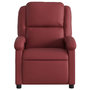 Voir la diapositive 4 : VIDAXL Fauteuil de massage inclinable Rouge bordeaux Similicuir