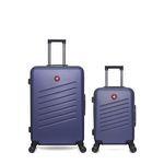 SWISS KOPPER SWISS KOPPER - LOT DE 2 - Valise Grand Format et Valise Cabine ZURICH. Coloris disponibles : Rose, Gris, Beige, Noir, Vert, Bleu