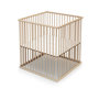 Voir la diapositive 3 : WEBABY Parc bébé en bois 100 x 100 cm