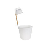 ELHO Pot de fleurs rond Flower Light Ø 27 x H.61 cm - Blanc