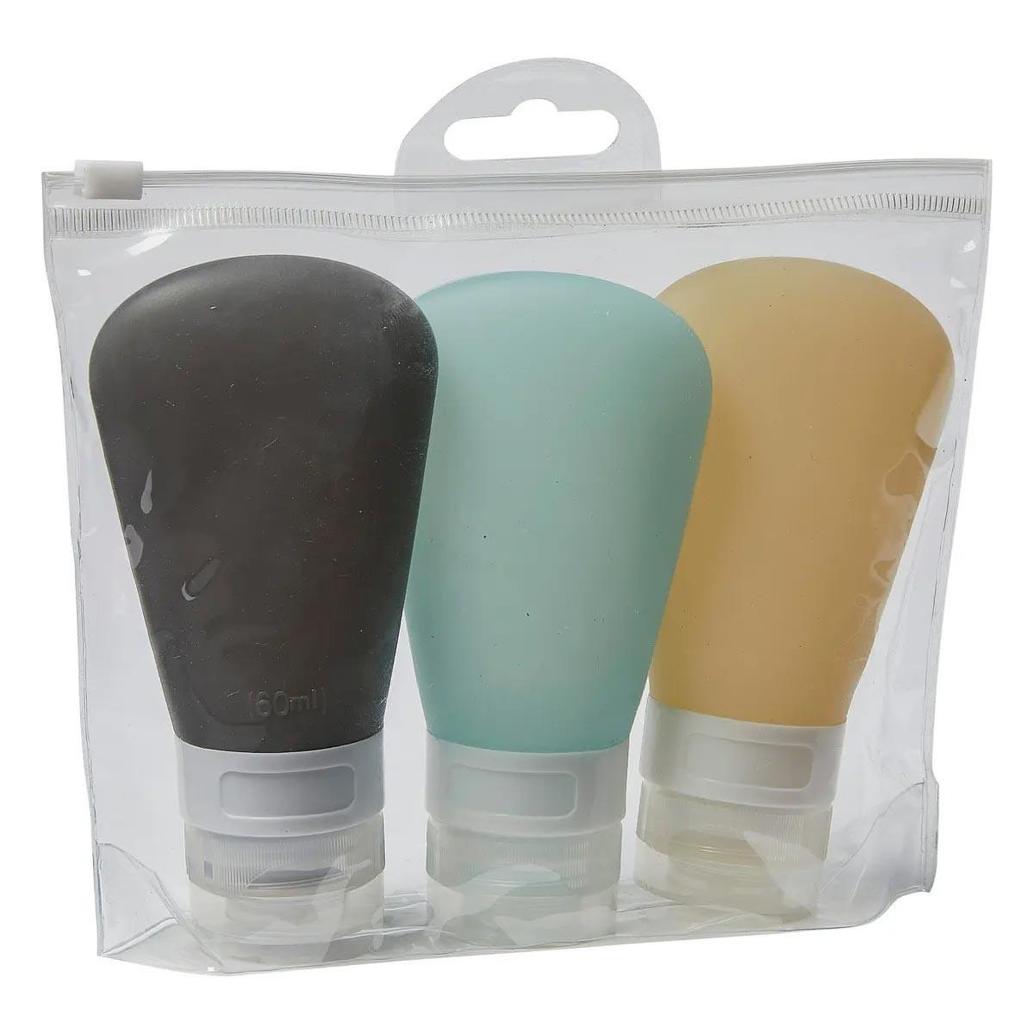 FIVE Lot de 3 tubes avec trousse  voyage  17cm multicolore