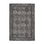 Paris Prix Tapis Vintage à Poils Courts  Iglesia  Gris & Noir. Coloris disponibles : Gris