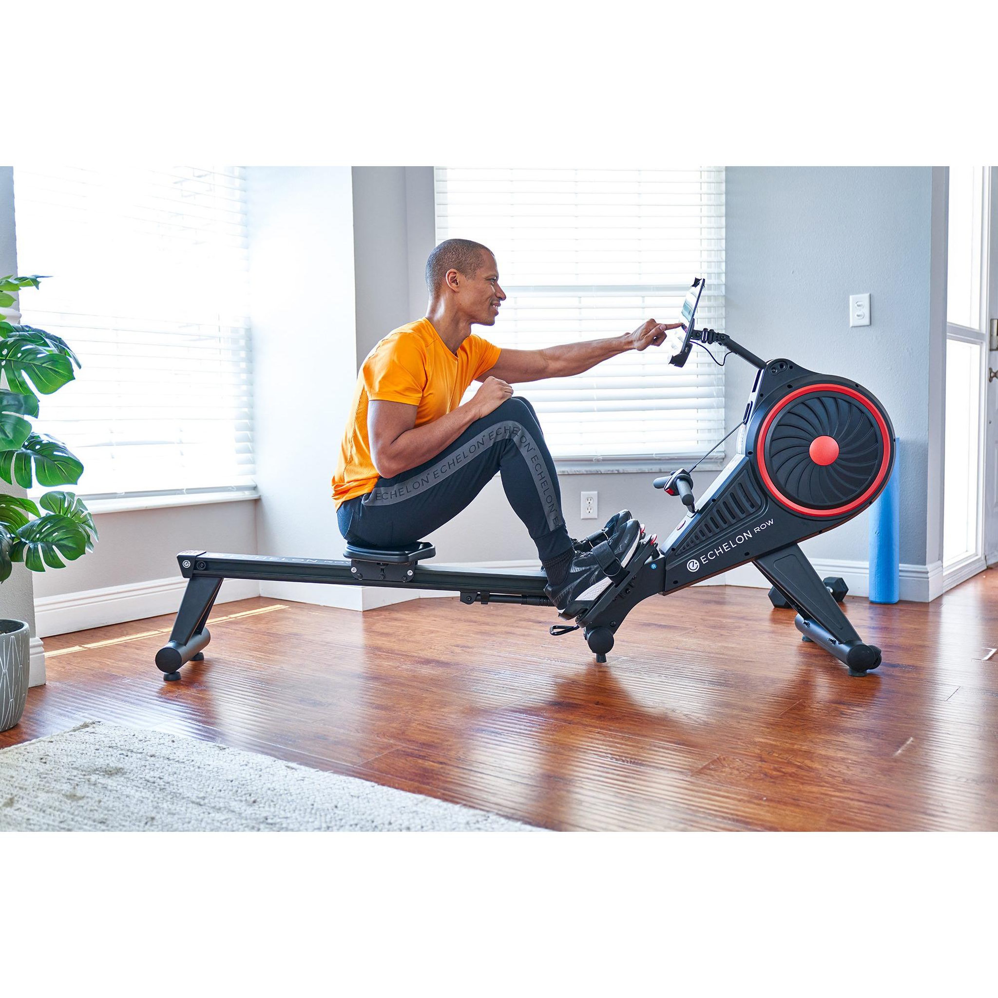 Voir la diapositive 5 : ECHELON Rameur à air de fitness - modèle smart rower - echelon - maison/appartement