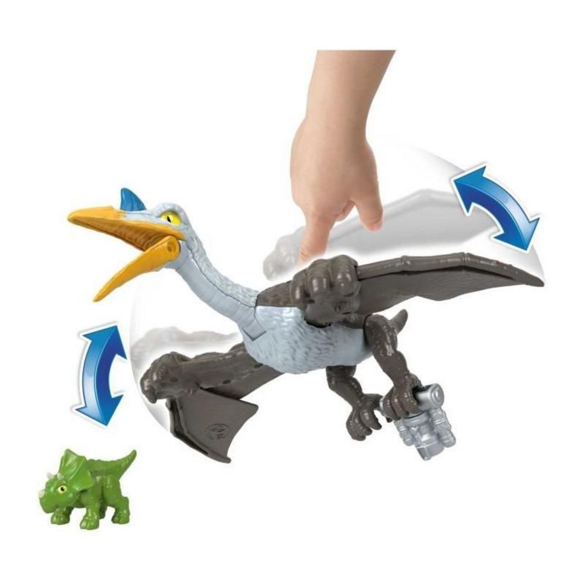 FISHER PRICE QUETZALCOATLUS BAT DES AILES - FISHER-PRICE - HML44 - FIGURINE IMAGINEXT JURASSIC WORLD