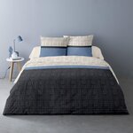 Dourev Housse de couette 240x220 HUGO + 2 taies en percale de coton 76fils
