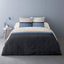 Voir la diapositive 1 : Dourev Housse de couette 240x220 HUGO + 2 taies en percale de coton 76fils