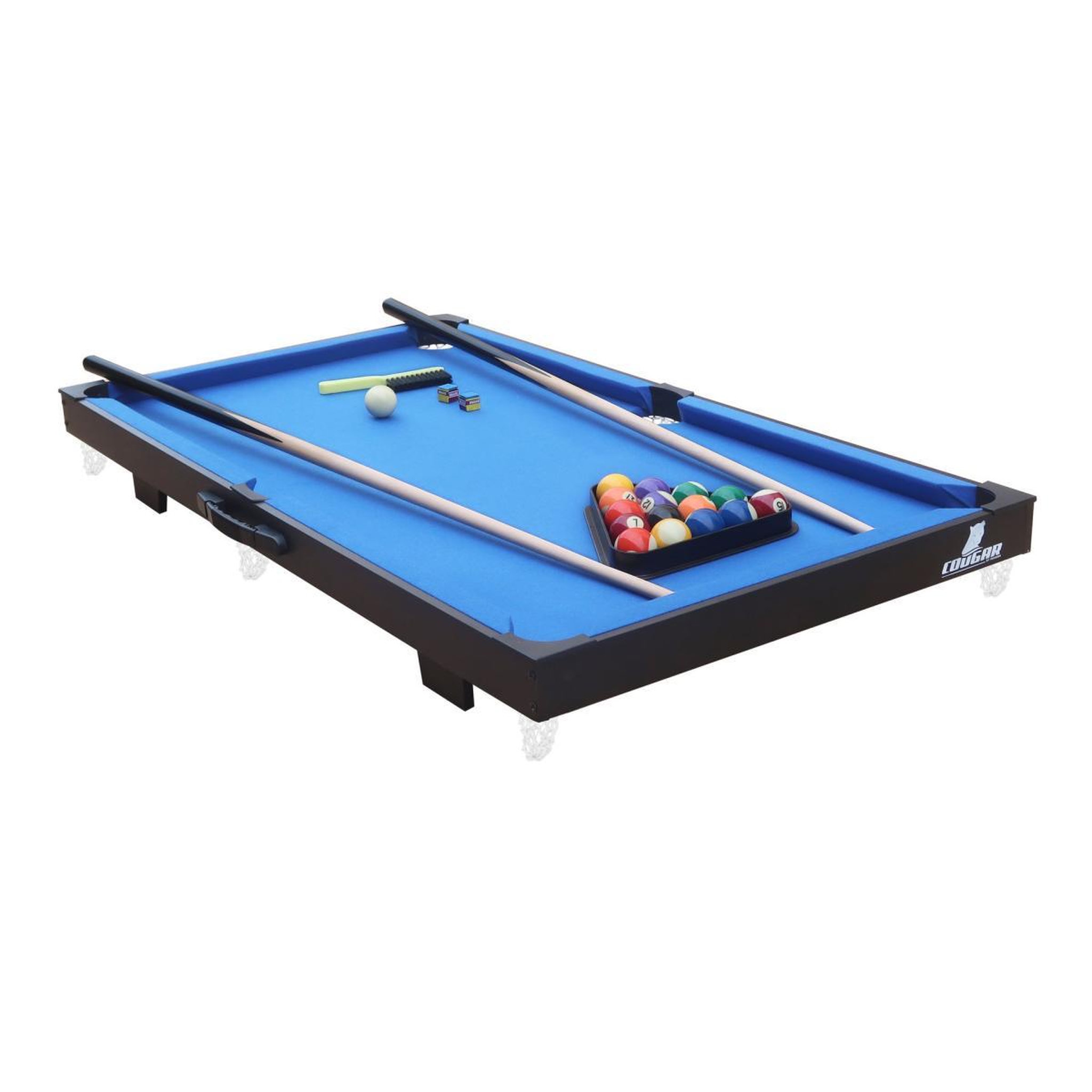 Cougar Mini billard portable noir-bleu