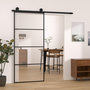 Voir la diapositive 1 : VIDAXL Porte coulissante avec kit de quincaillerie 90x205 cm Verre ESG