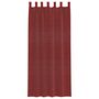 Voir la diapositive 4 : VIDAXL Rideaux en voile avec passe-tringles 2 pcs rouge bordeaux