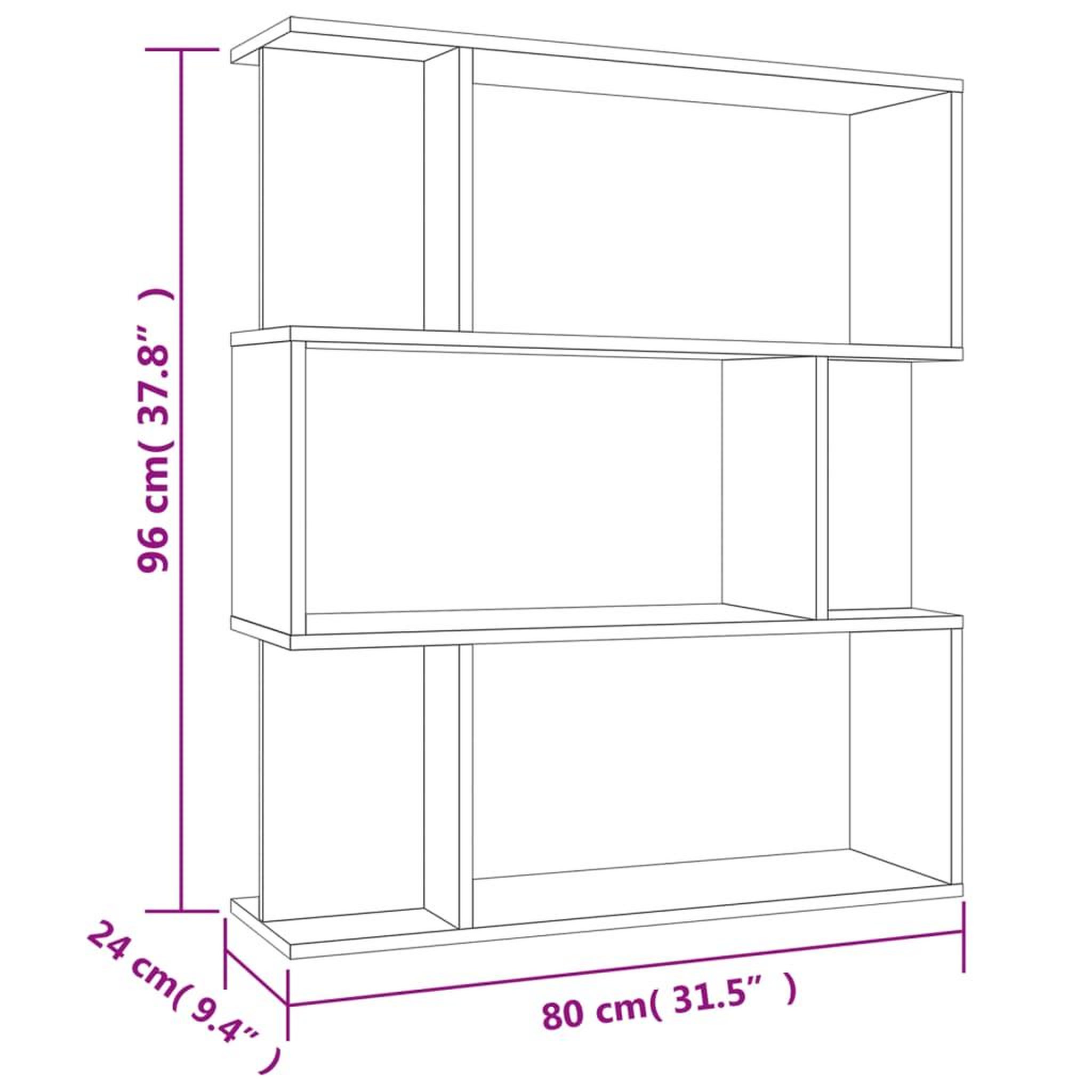 Voir la diapositive 6 : VIDAXL Bibliotheque/Separateur de piece Chene sonoma Bois d'ingenierie
