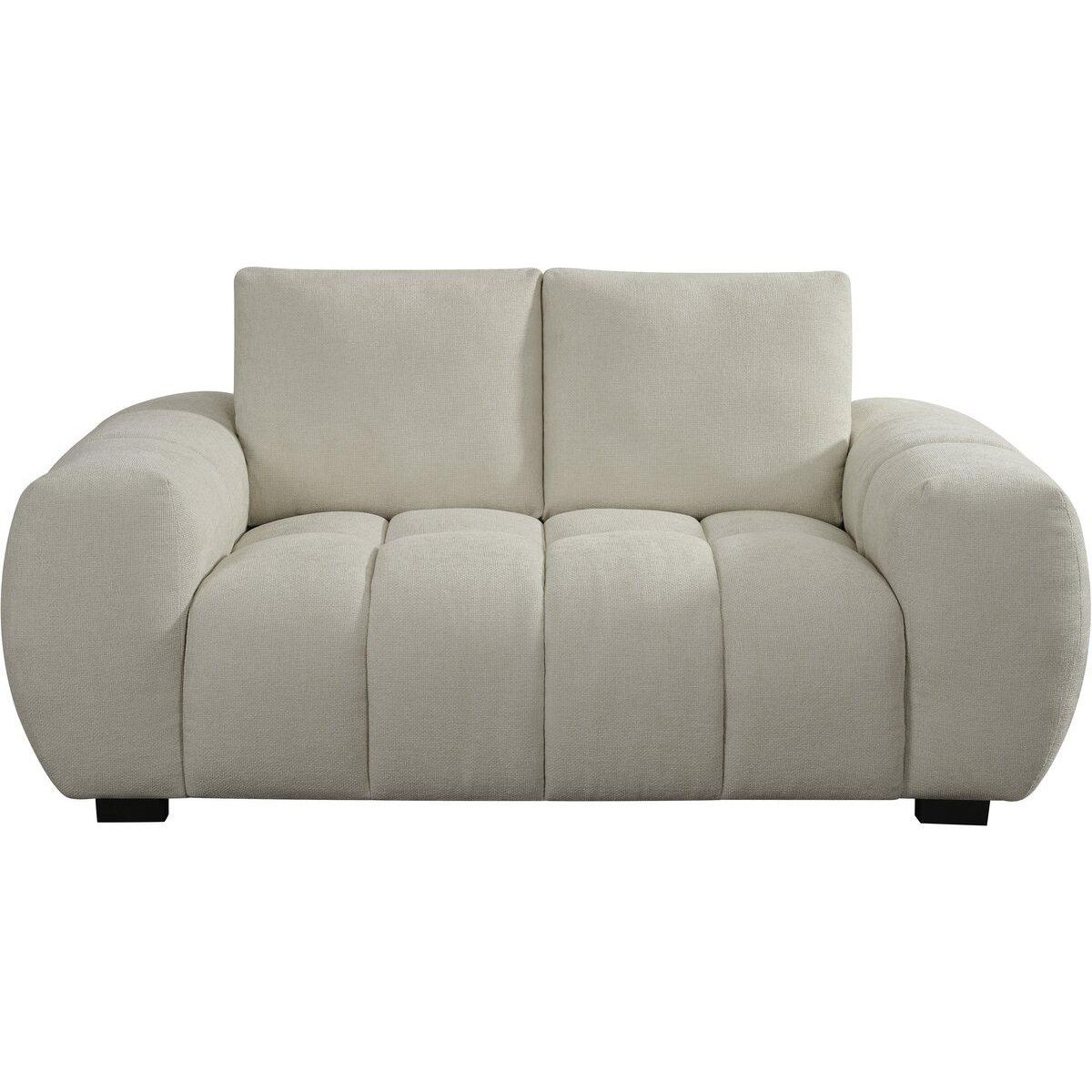 Habitat et Jardin Canapé en tissu chenille  Cambon  - 2 places - Beige