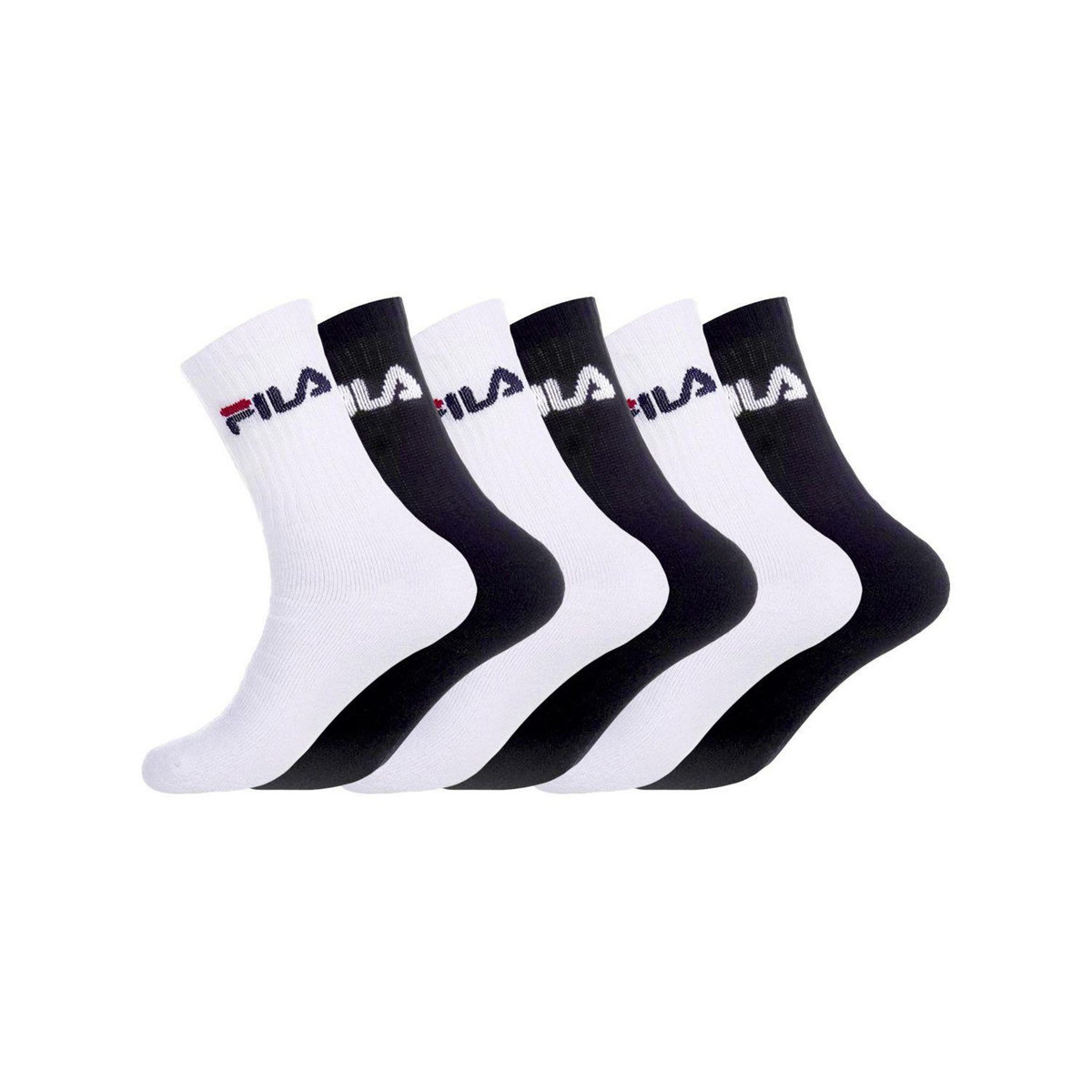 FILA Lot de 6 Paires de Chaussettes Tennis homme