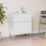 Voir la diapositive 1 : VIDAXL Buffet Blanc 60x35x70 cm Bois d'ingenierie