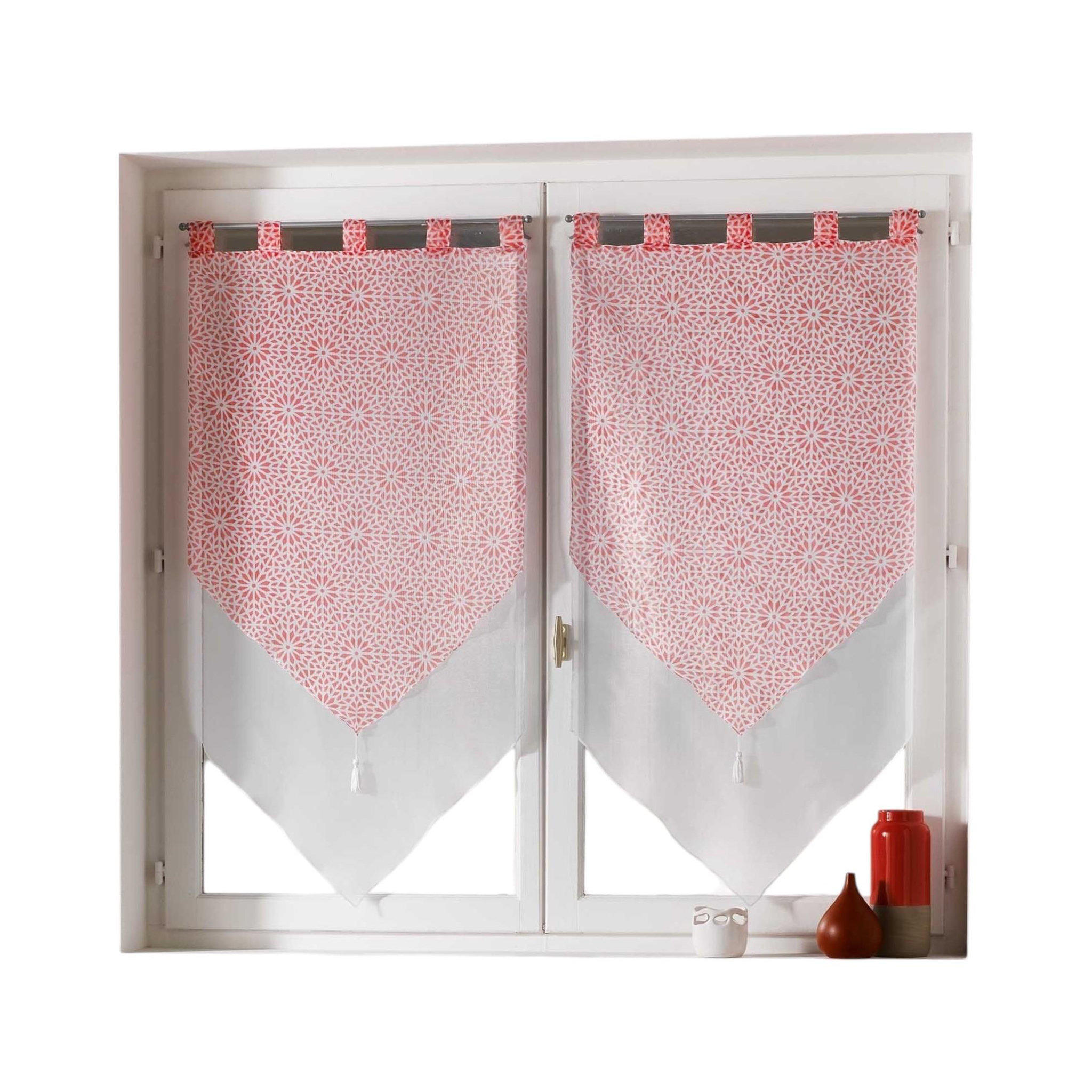 Voir la diapositive 1 : Eden Paire voilage double tunis design et moderne
