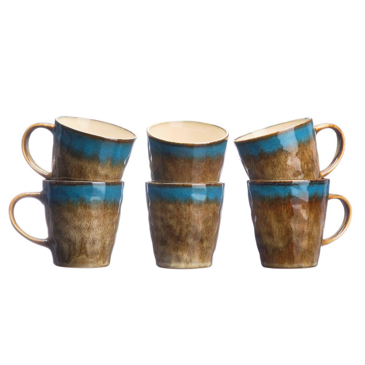 BJORN Mug ISLAND 40cl - 6 pièces - Terre et mer