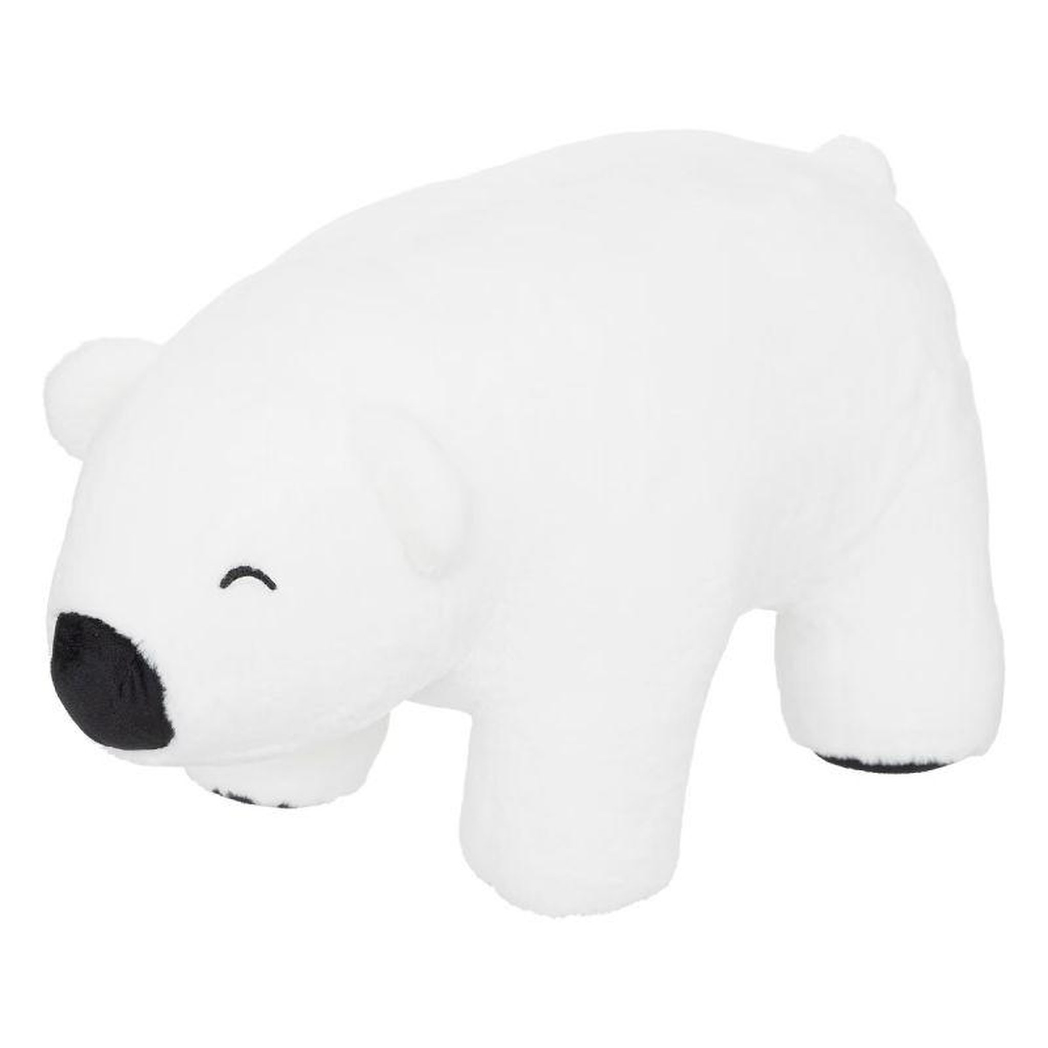 Voir la diapositive 1 :  Pouf Enfant Ours Polaire  Hiver  60cm Blanc