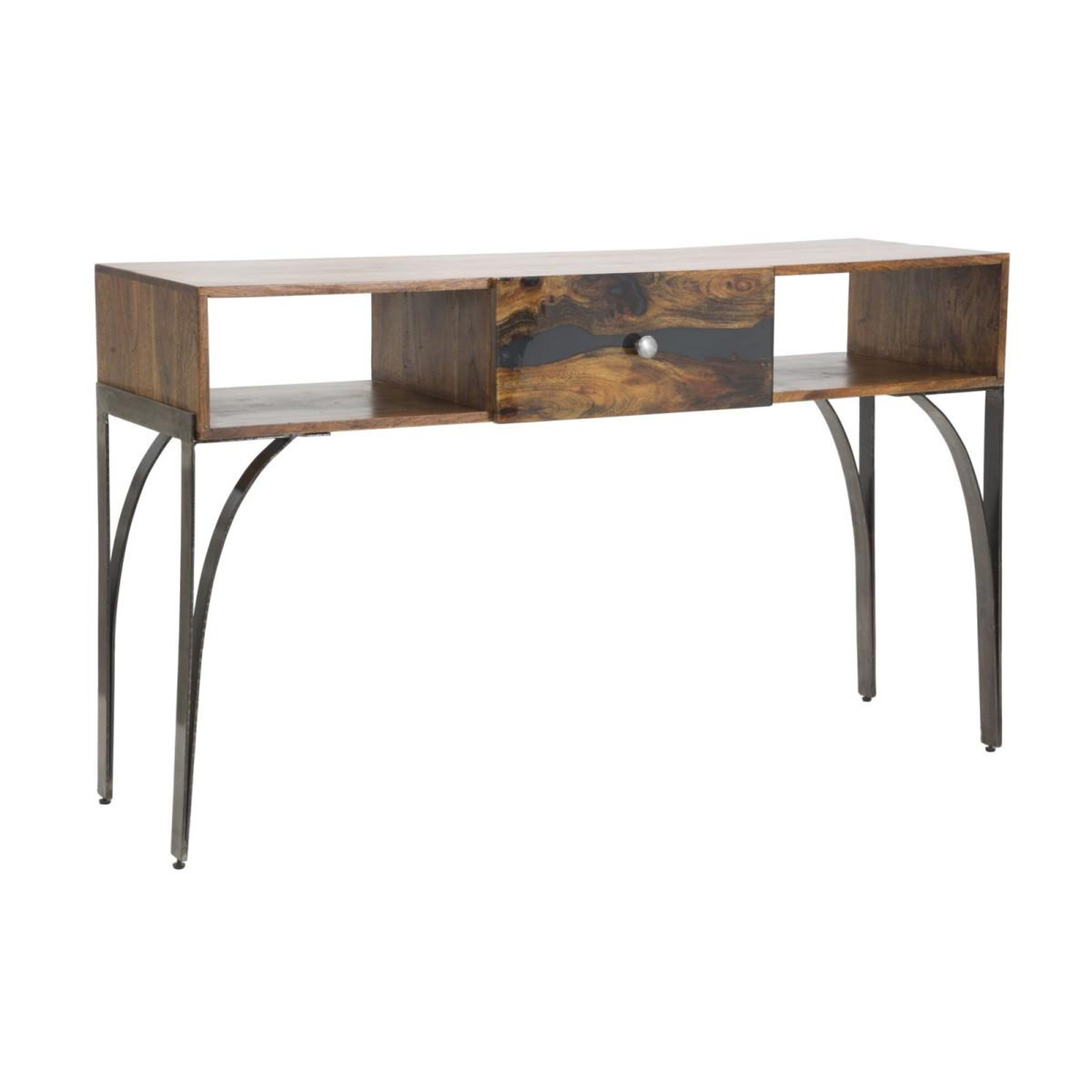 Paris Prix Console design en bois  mustang  130cm naturel