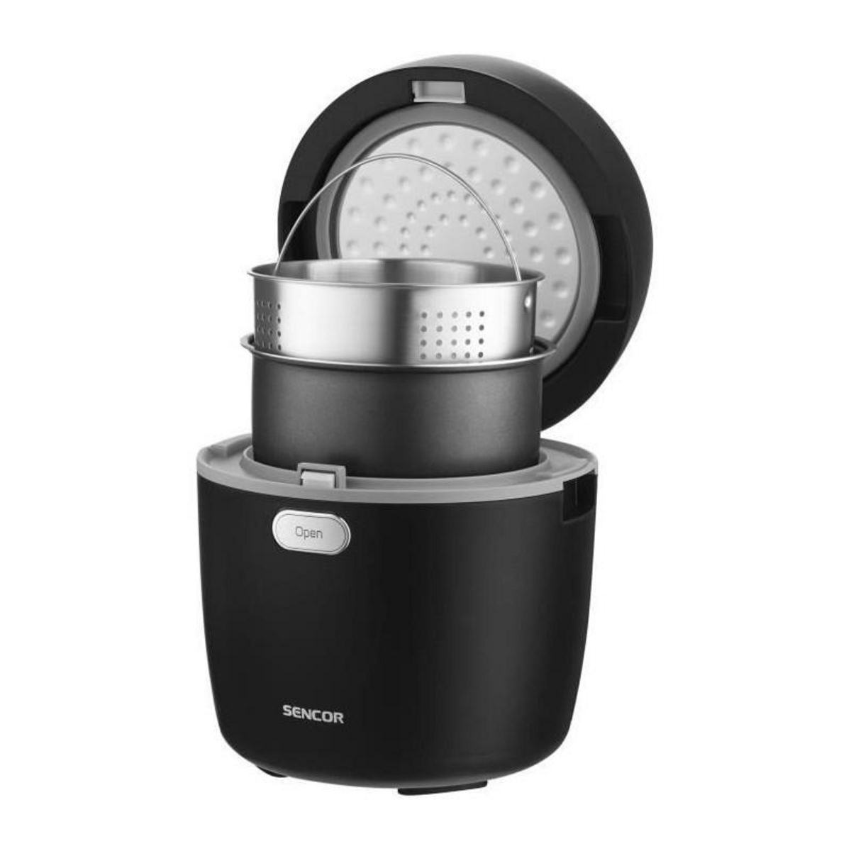 SENCO Cuiseur a riz - SENCOR - SRM 0671BK - 350 W - 0,6 L - Noir