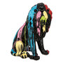 Voir la diapositive 1 : ATMOSPHERA Statuette Design  Lion Trash  60cm Noir