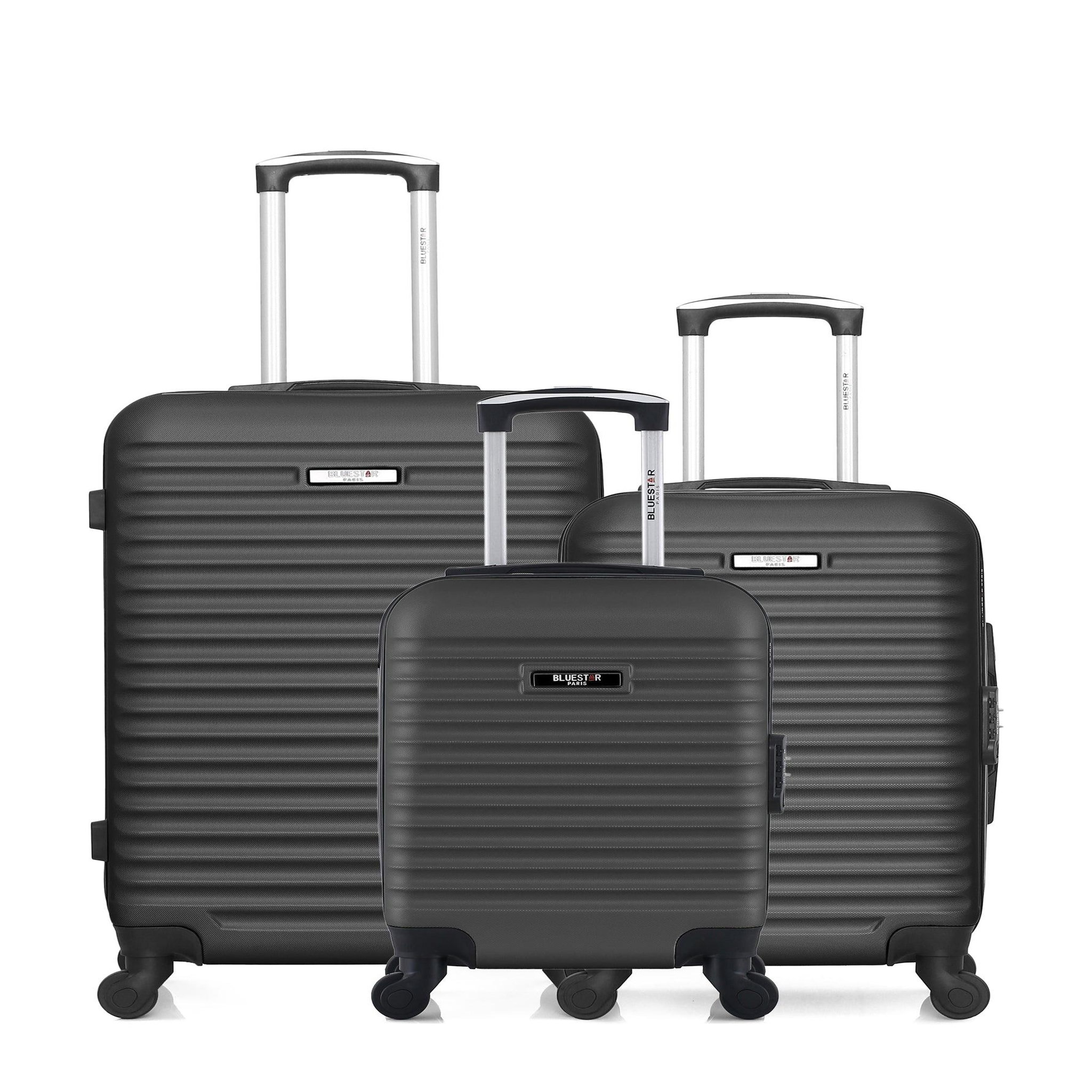 BLUESTAR Lot de 3 - valises weekend, cabine et cabine xxs brazilia
