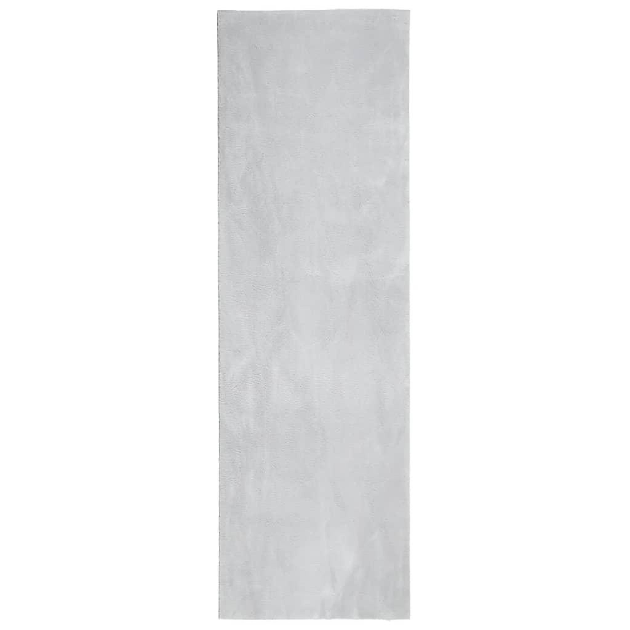 Voir la diapositive 2 : VIDAXL Tapis HUARTE a poils courts doux et lavable gris 80x250 cm
