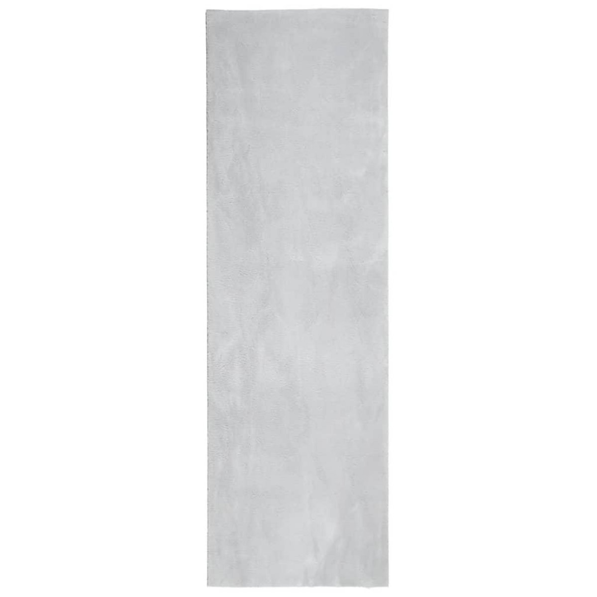 VIDAXL Tapis HUARTE a poils courts doux et lavable gris 80x250 cm