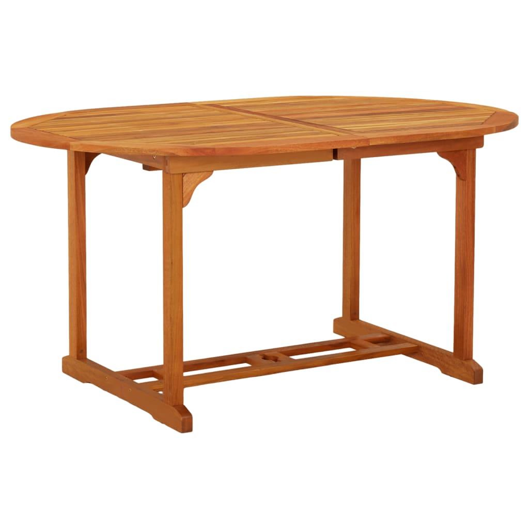 Voir la diapositive 5 : VIDAXL Table de jardin 200x100x75 cm bois d'eucalyptus solide
