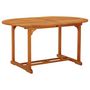Voir la diapositive 5 : VIDAXL Table de jardin 200x100x75 cm Bois d'eucalyptus solide