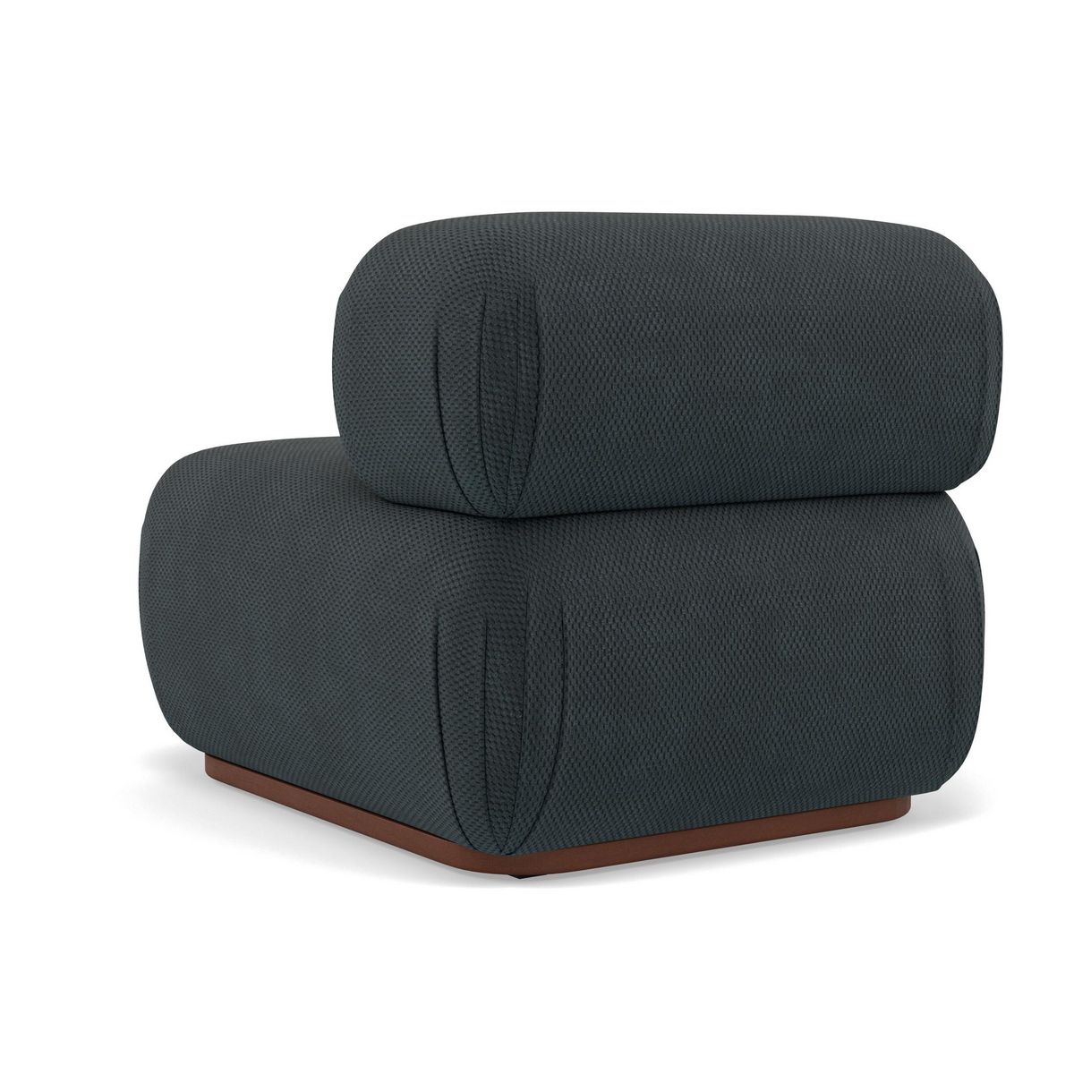 LISA DESIGN Penelope - module d'assise en velours texturé