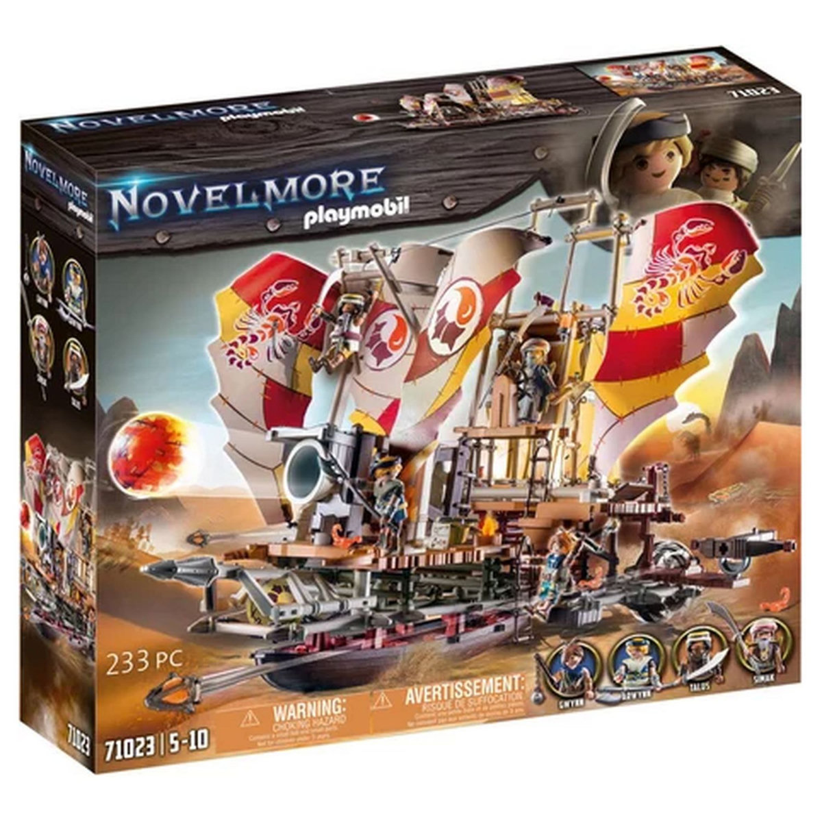 PLAYMOBIL 71023 - Sal'ahari Sands - Navire des sables