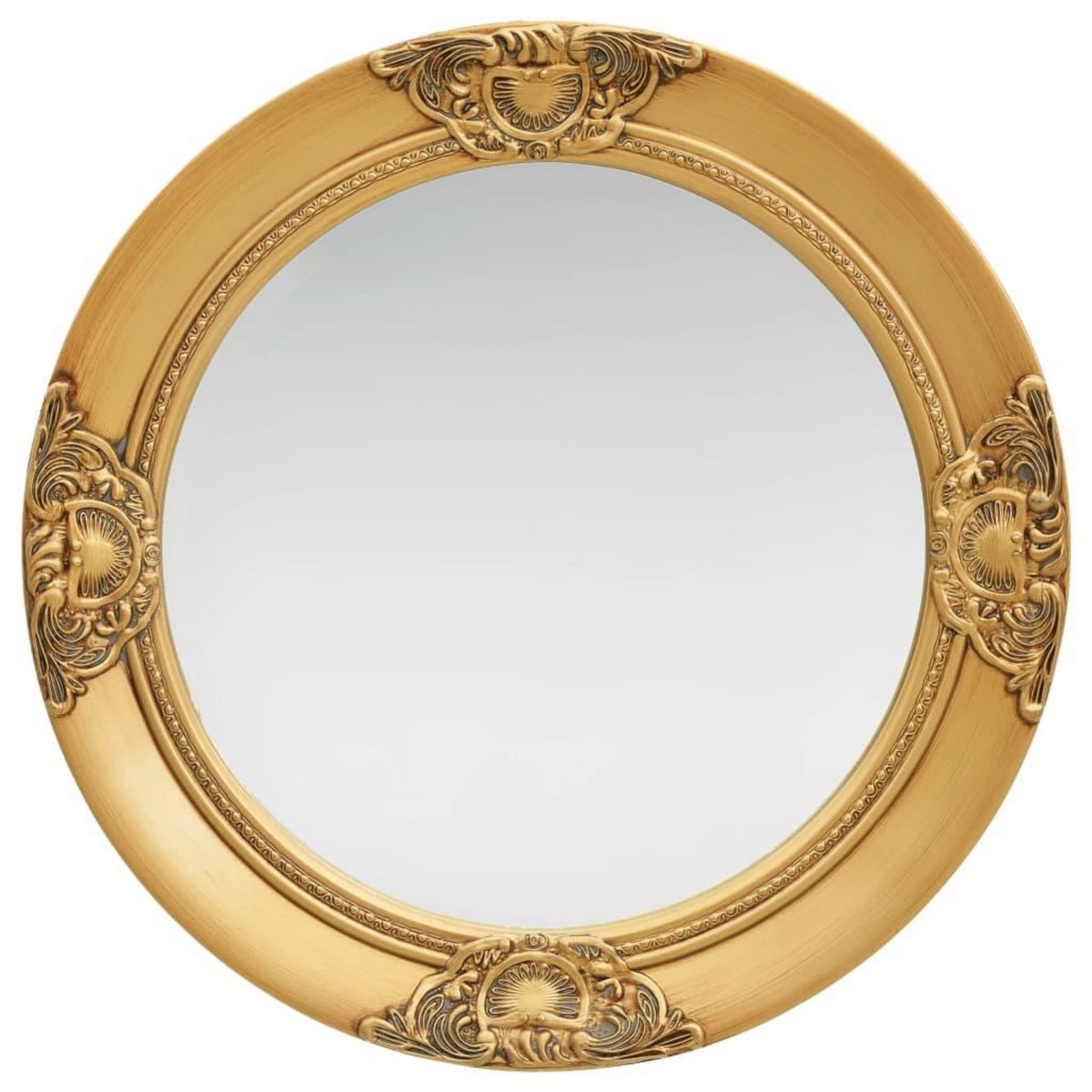 VIDAXL Miroir mural style baroque 50 cm Dore