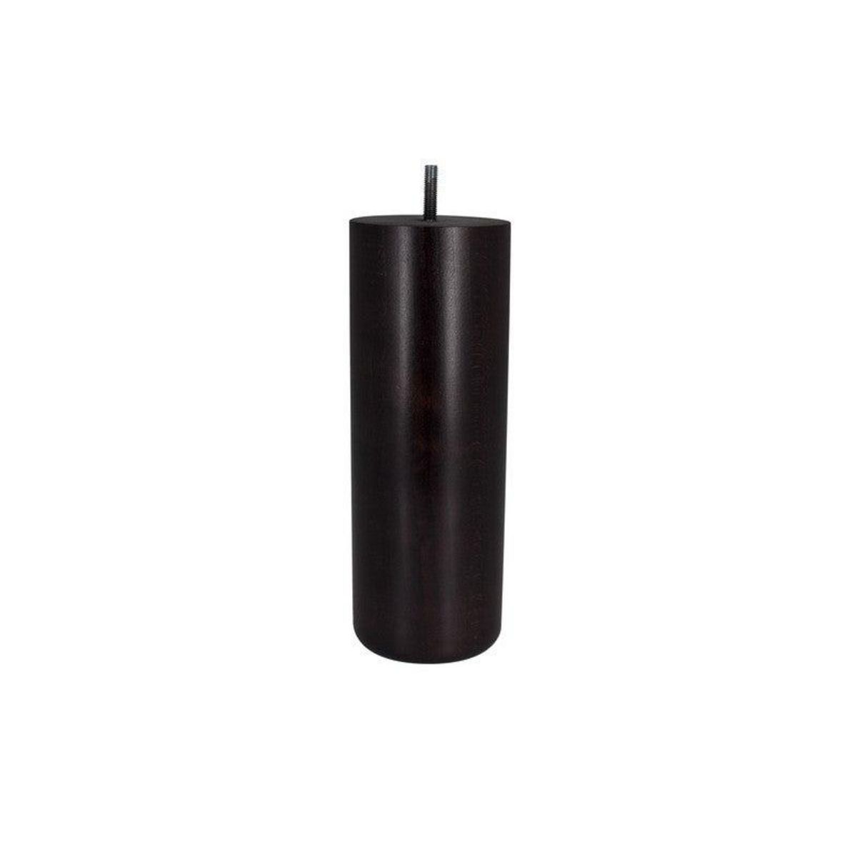 CENTRALE BRICO Pied Lit / Sommier Cylindrique 90x250mm - Hêtre Teinté Marron