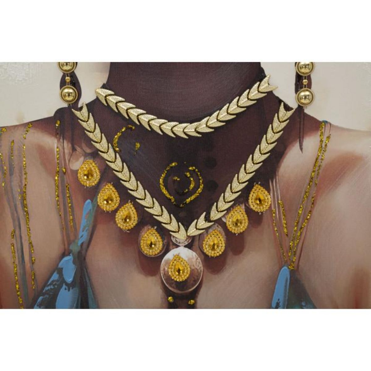 Paris Prix Tableau Déco  Ayda Face  72x102cm Multicolore