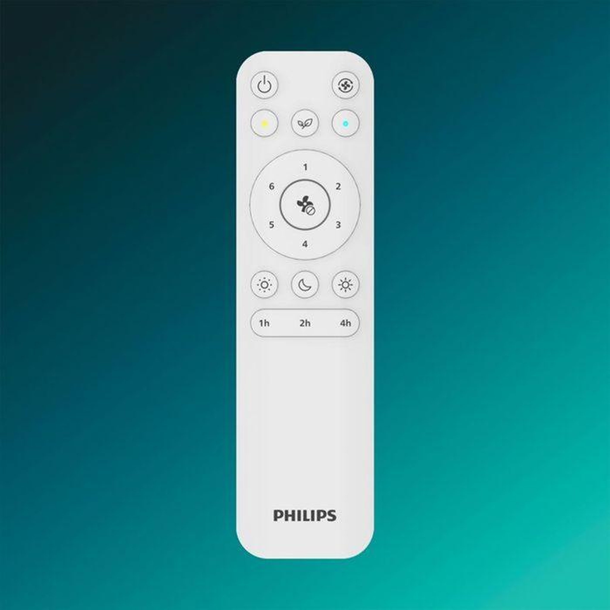 Voir la diapositive 4 : Philips Ventilateur de plafond - Philips - Olas - Pales fixes - Diametre 132 cm - Noir/Bois - LED intégrée + télécommande
