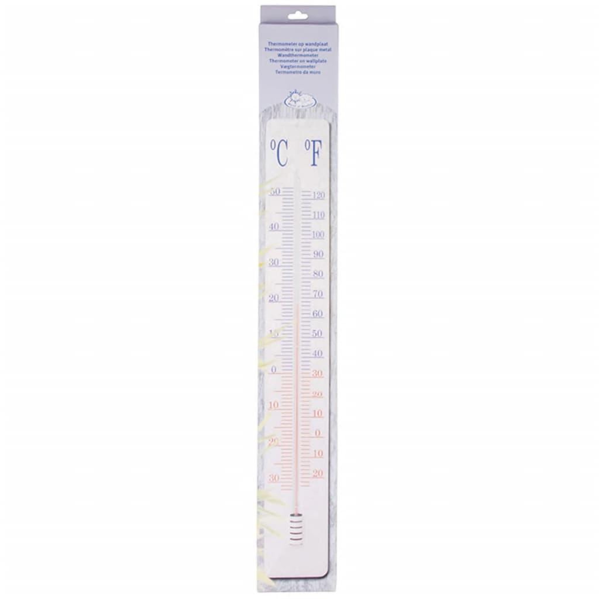 Voir la diapositive 3 : ESSCHERT DESIGN Esschert Design Thermometre mural sur plaque 90 cm TH9
