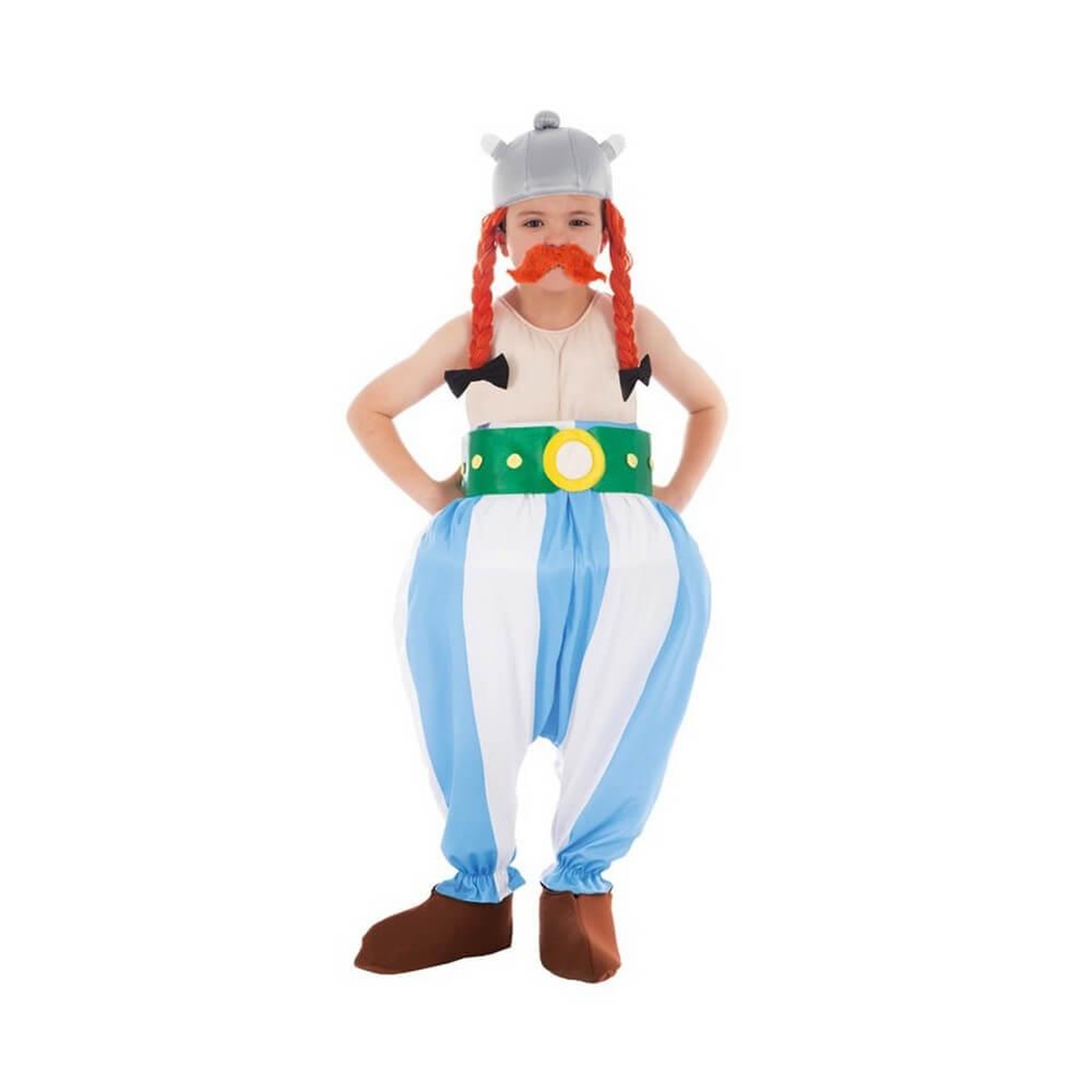 CHAKS Déguisement Obélix : Taille 7/8 ans - 7/9 ans (122 à 134 cm)