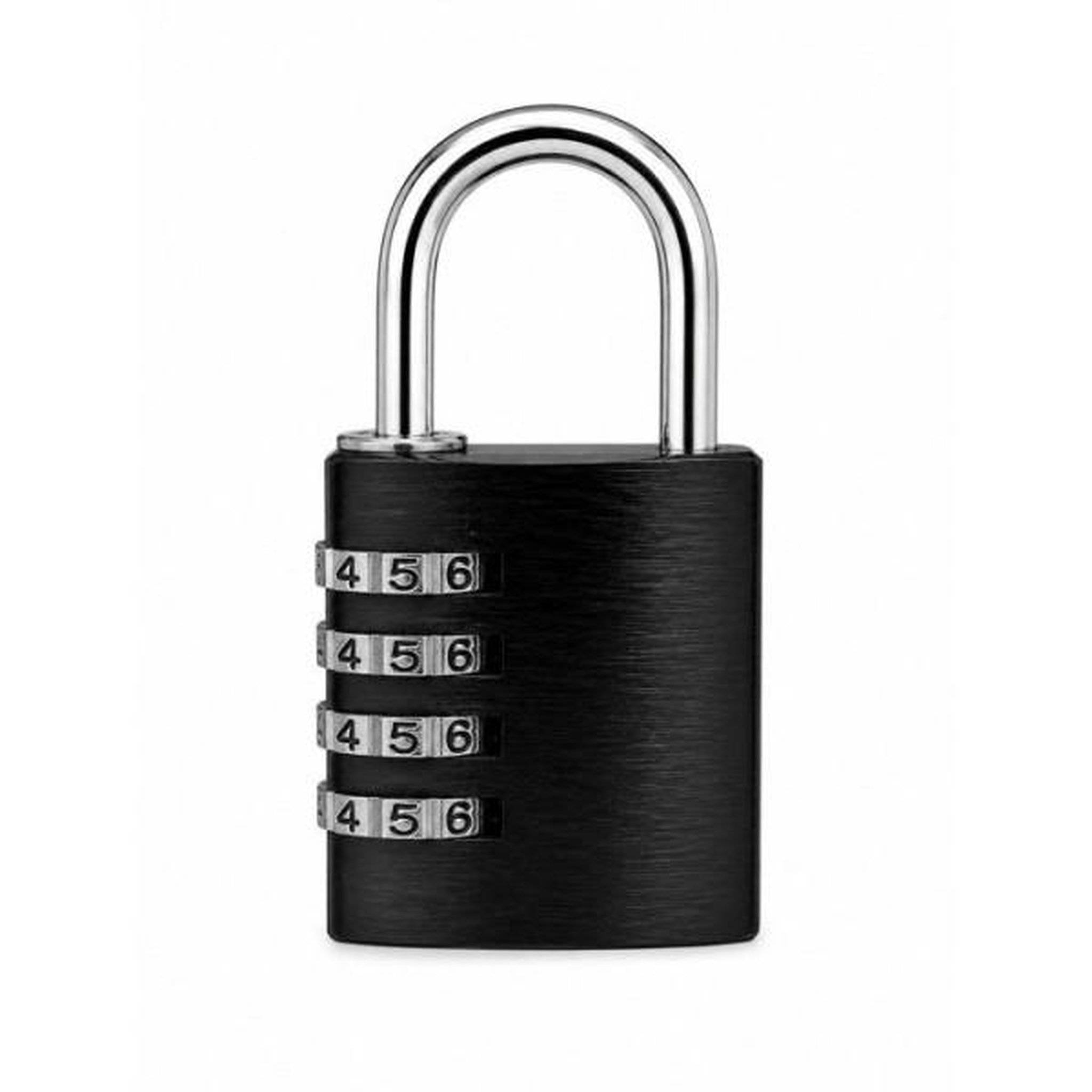 Voir la diapositive 5 : ABUS Cadenas a combinaison - ABUS - 145/40 - 4 chiffres - Aluminium noir - Protection renforcée