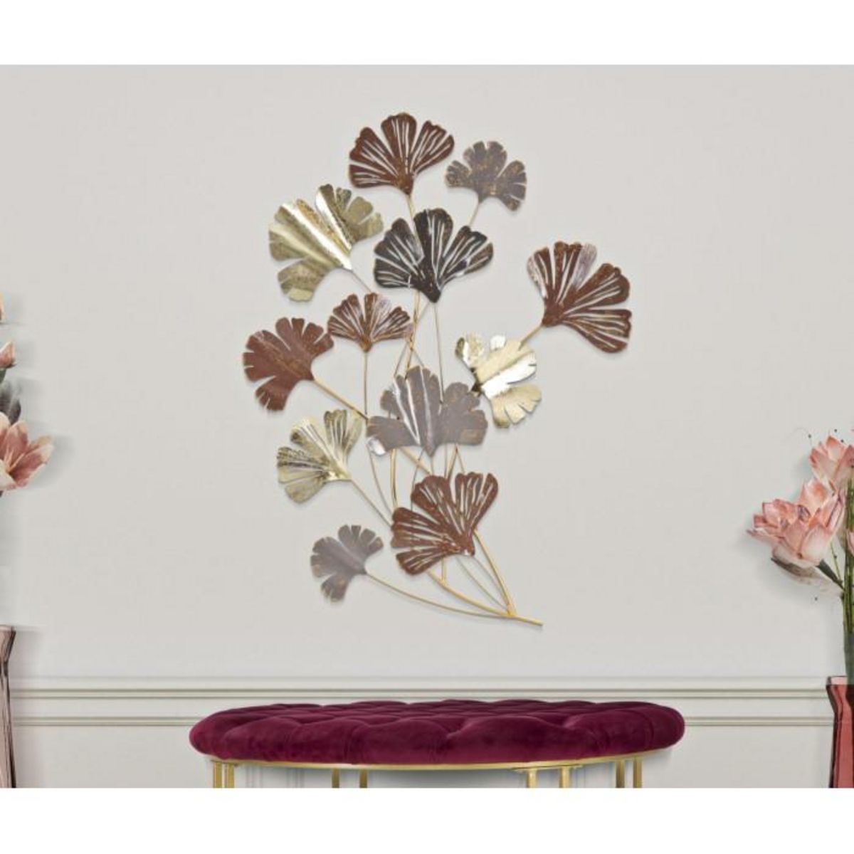 Paris Prix Décoration Murale en Métal  Windy  92cm Multicolore