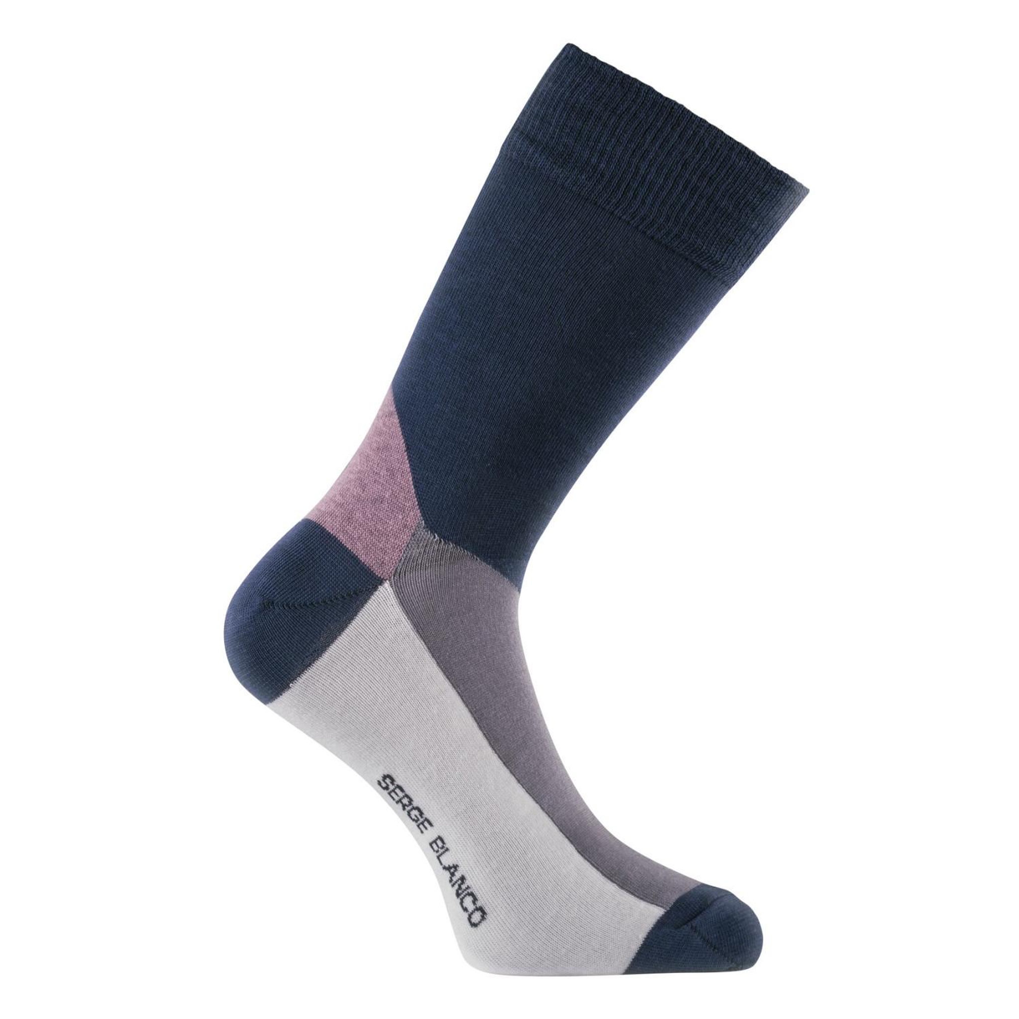 Voir la diapositive 3 : SERGE BLANCO Lot de 6 paires de chaussettes de ville Serge Blanco