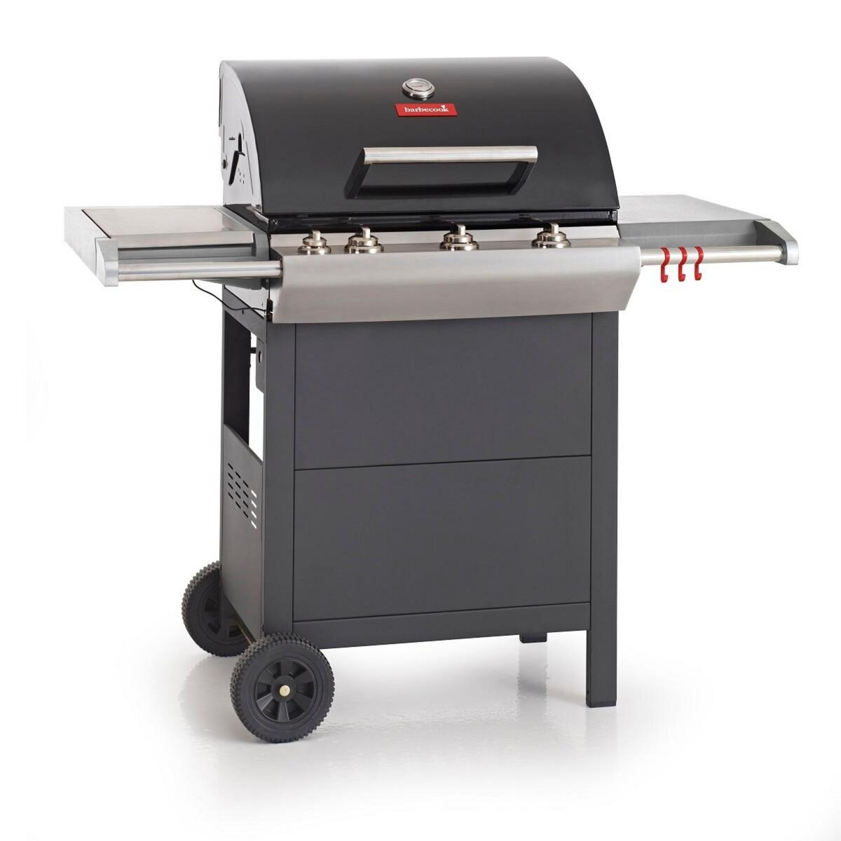 BARBECOOK Barbecue gaz 3 brûleurs et 1 latéral IMPULS 4